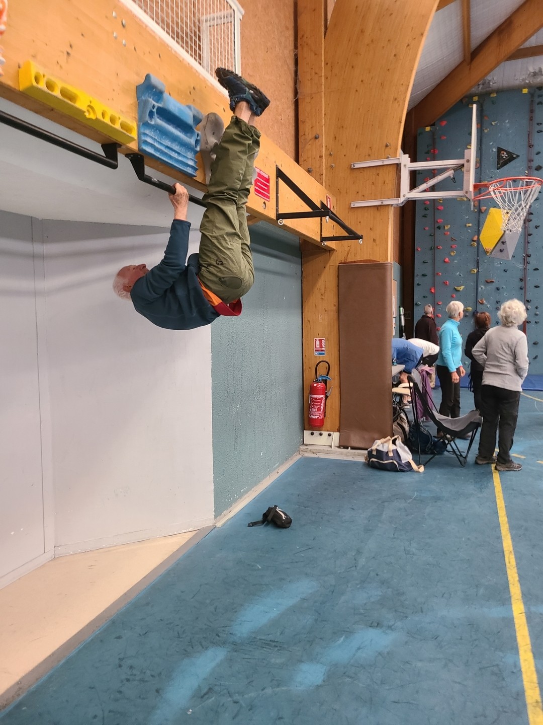 Drôle d'oiseau dans la salle de Mortain