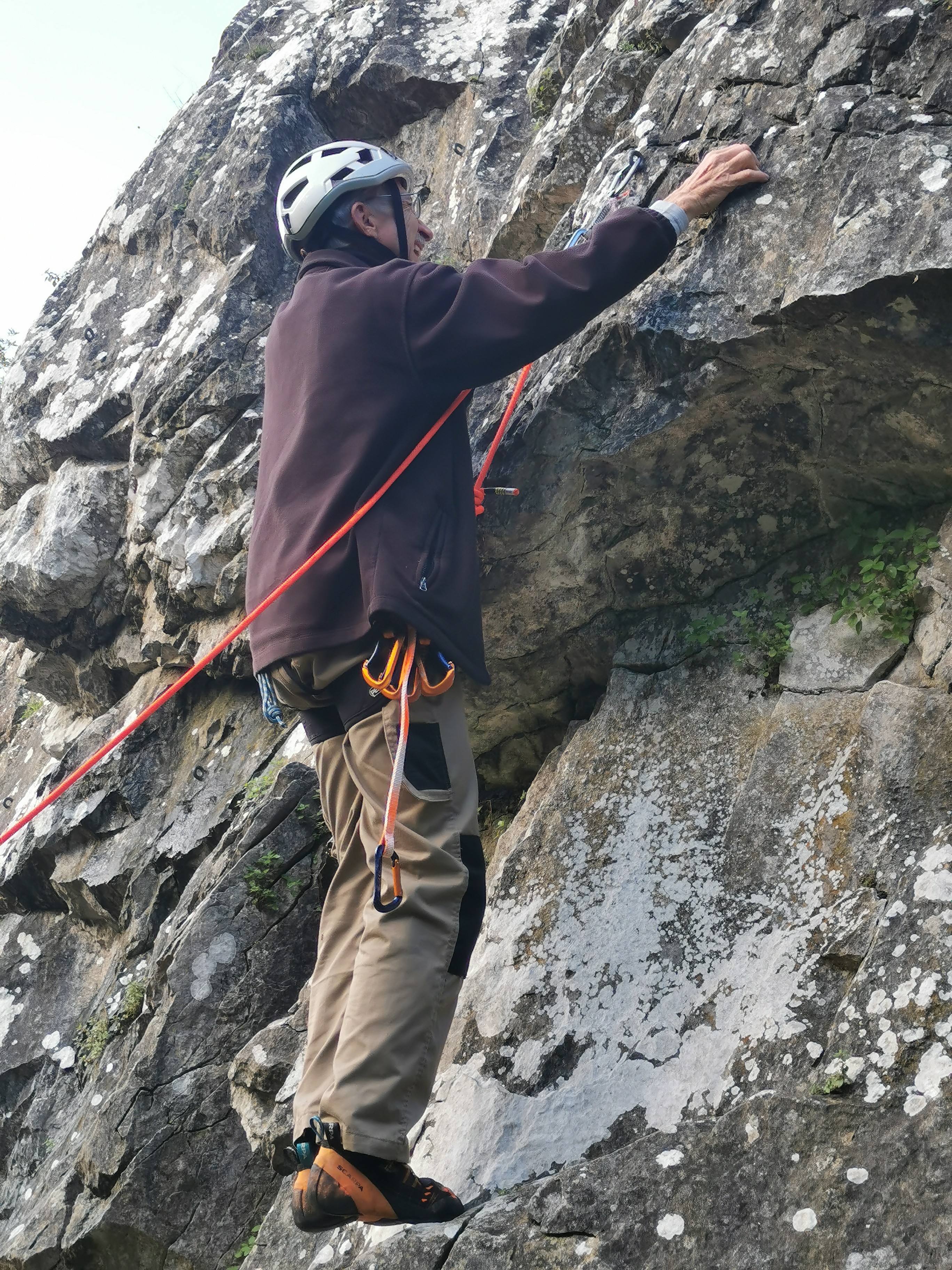 Jean-Do avant le surplomb