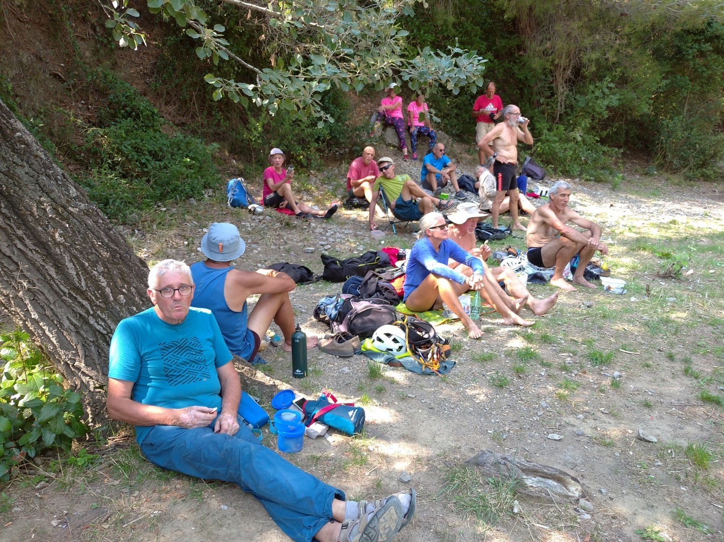 Chaleur, pique nique et baignade