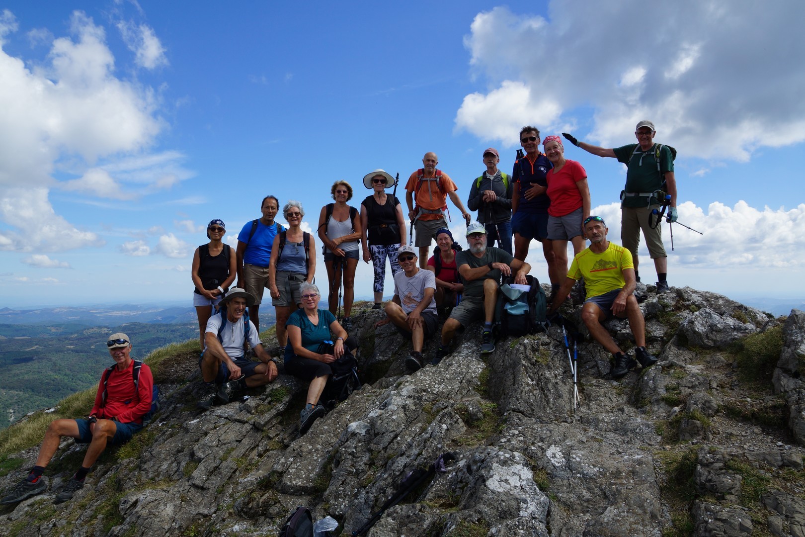 Sur le pic de Bugarach